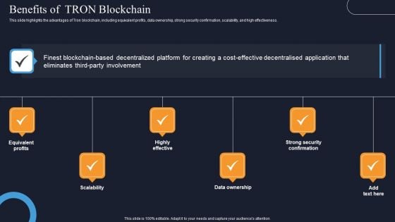 Decentralization App Development Benefits Of Tron Blockchain Template PDF Decentralization App Development Benefits Of Tron Blockchain Template PDF