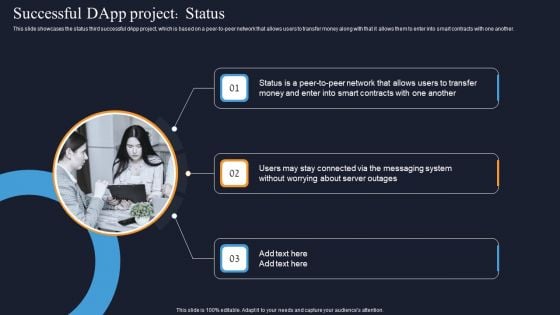 Decentralization App Development Successful Dapp Project Status Guidelines PDF