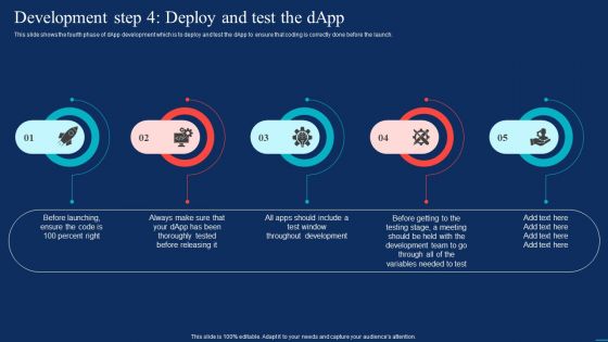 Decentralized Applications Development Step 4 Deploy And Test The Dapp Inspiration PDF
