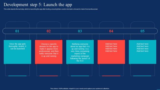 Decentralized Applications Development Step 5 Launch The App Formats PDF Decentralized Applications Development Step 5 Launch The App Formats PDF