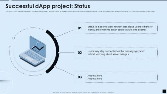 Decentralized Applications IT Successful Dapp Project Status Diagrams PDF