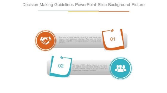 Decision Making Guidelines Powerpoint Slide Background Picture