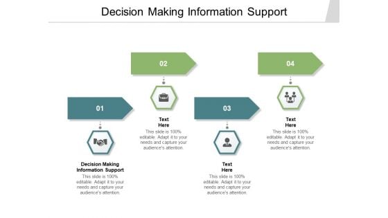 Decision Making Information Support Ppt PowerPoint Presentation Ideas Styles Cpb Pdf