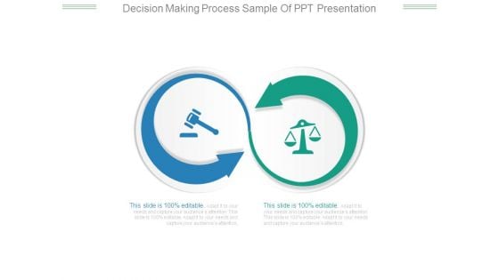 Decision Making Process Sample Of Ppt Presentation