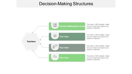 Decision Making Structures Ppt PowerPoint Presentation Background Designs Cpb