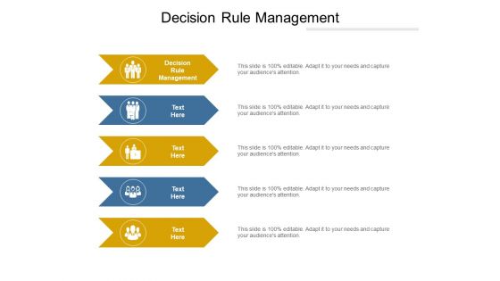 Decision Rule Management Ppt PowerPoint Presentation Styles Visuals Cpb