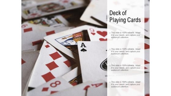 Deck Of Playing Cards Ppt PowerPoint Presentation Gallery File Formats