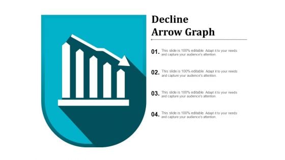 Decline Arrow Graph Ppt PowerPoint Presentation Pictures Portfolio