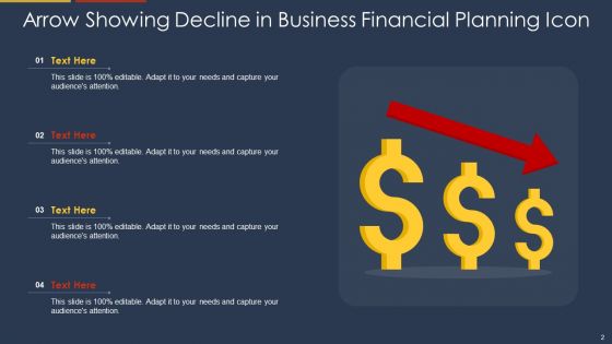 Decline Icon Ppt PowerPoint Presentation Complete With Slides