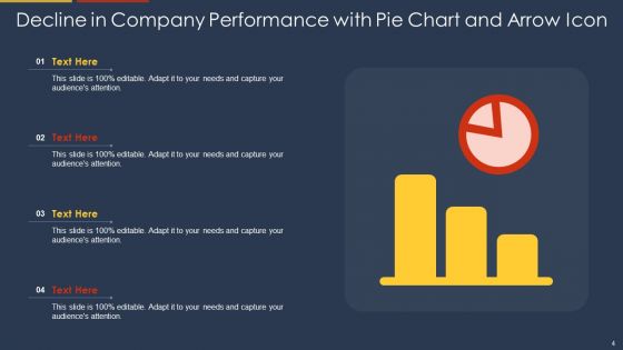 Decline Icon Ppt PowerPoint Presentation Complete With Slides