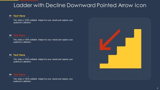 Decline Icon Ppt PowerPoint Presentation Complete With Slides