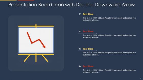 Decline Icon Ppt PowerPoint Presentation Complete With Slides