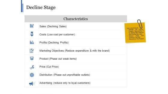 Decline Stage Ppt PowerPoint Presentation Layouts Model