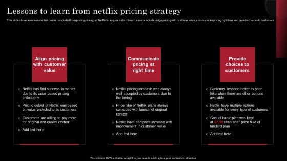 Decoding Netflix Strategies Drives OTT Market Dominance Lessons To Learn From Netflix Structure PDF