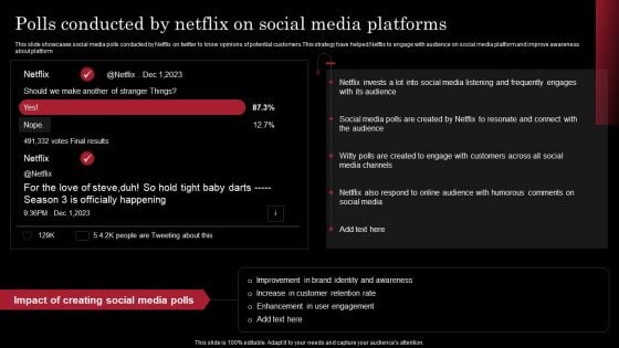 Decoding Netflix Strategies Drives OTT Market Dominance Polls Conducted By Netflix On Social Media Platforms Template PDF Decoding Netflix Strategies Drives OTT Market Dominance Polls Conducted By Netflix On Social Media Platforms Template PDF