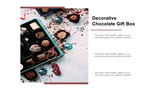 Decorative Chocolate Gift Box Ppt PowerPoint Presentation Icon Guidelines