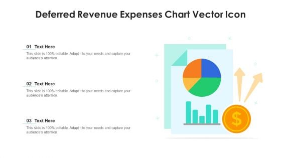 Deferred Revenue Expenses Chart Vector Icon Ppt PowerPoint Presentation File Format PDF