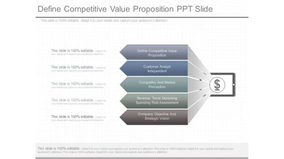 Define Competitive Value Proposition Ppt Slide