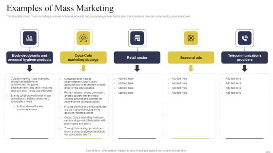 Defining Generic Target Marketing Techniques Examples Of Mass Marketing Elements PDF