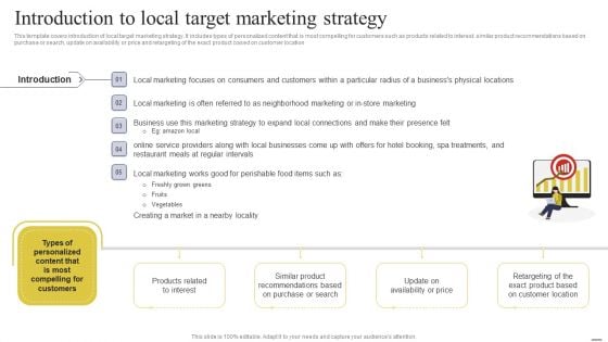 Defining Generic Target Marketing Techniques Introduction To Local Target Marketing Strategy Background PDF