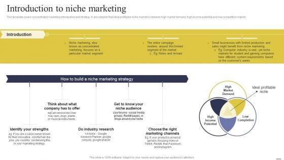 Defining Generic Target Marketing Techniques Introduction To Niche Marketing Slides PDF Defining Generic Target Marketing Techniques Introduction To Niche Marketing Slides PDF