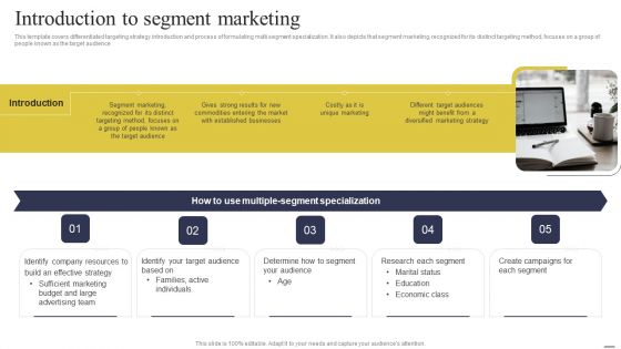 Defining Generic Target Marketing Techniques Introduction To Segment Marketing Portrait PDF