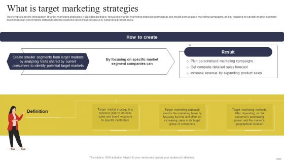 Defining Generic Target Marketing Techniques What Is Target Marketing Strategies Brochure PDF