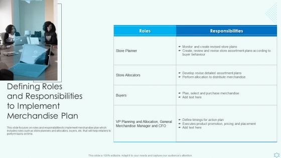 Defining Roles And Responsibilities To Implement Merchandise Plan Information PDF Defining Roles And Responsibilities To Implement Merchandise Plan Information PDF