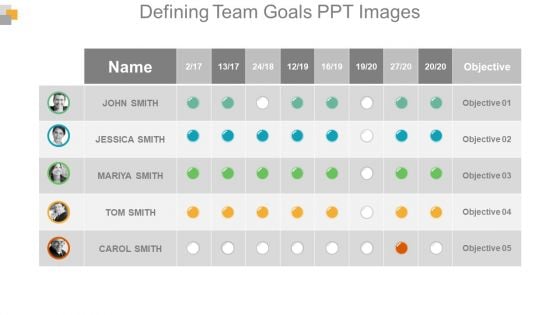 Defining Team Goals Ppt Images