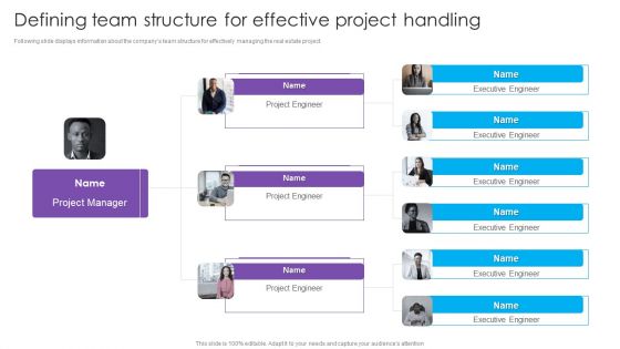 Defining Team Structure For Effective Project Handling Real Estate Project Funding Guidelines PDF