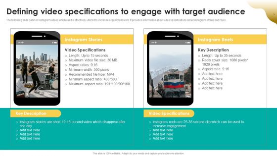Defining Video Specifications To Engage With Target Audience Designs PDF