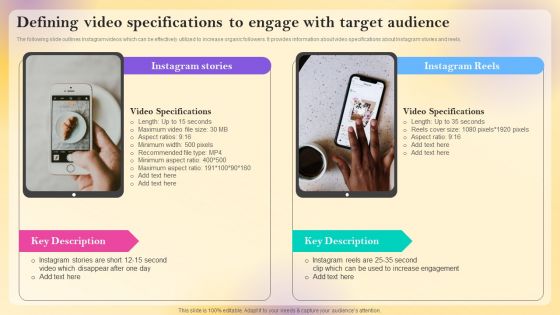 Defining Video Specifications To Engage With Target Audience Elements PDF