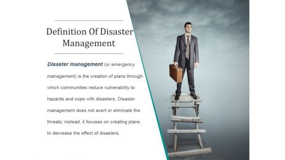 Definition Of Disaster Management Ppt PowerPoint Presentation Slide