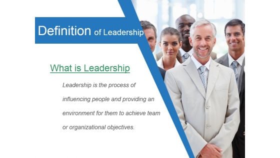 Definition Of Leadership Ppt PowerPoint Presentation Topics