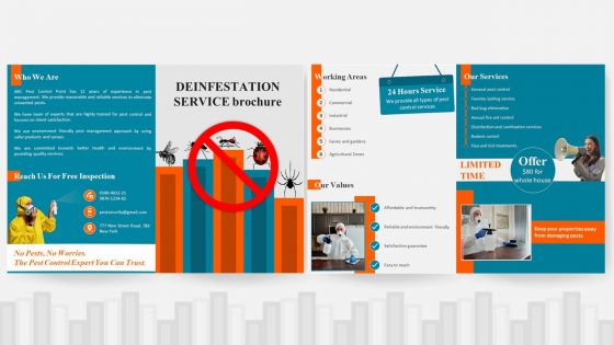 Deinfestation Service Brochure PPT Template