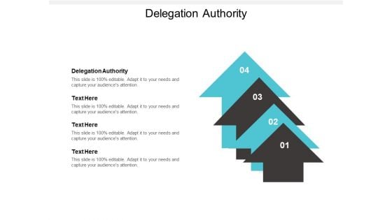 Delegation Authority Ppt PowerPoint Presentation Pictures Images Cpb