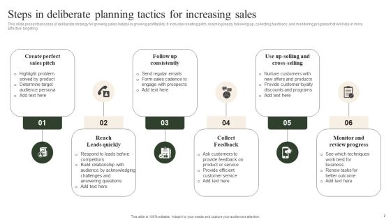 Deliberate Planning Tactics Ppt PowerPoint Presentation Complete Deck With Slides Slide07