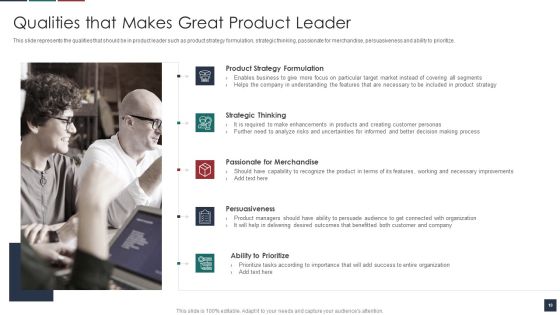 Deliver Efficiency By Innovation Of Product Leadership Methods Ppt PowerPoint Presentation Complete Deck With Slides Slide10