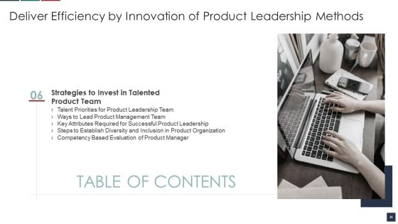 Deliver Efficiency By Innovation Of Product Leadership Methods Ppt PowerPoint Presentation Complete Deck With Slides Slide26