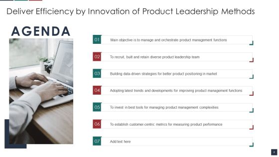 Deliver Efficiency By Innovation Of Product Leadership Methods Ppt PowerPoint Presentation Complete Deck With Slides Slide02