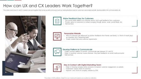 Deliver Efficiency Innovation How Can UX And CX Leaders Work Together Portrait PDF