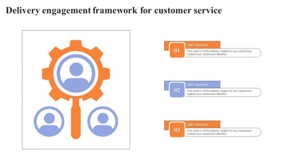 Delivery Engagement Framework For Customer Service Graphics PDF