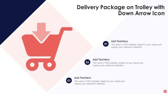 Delivery Package Icon Ppt PowerPoint Presentation Complete Deck With Slides