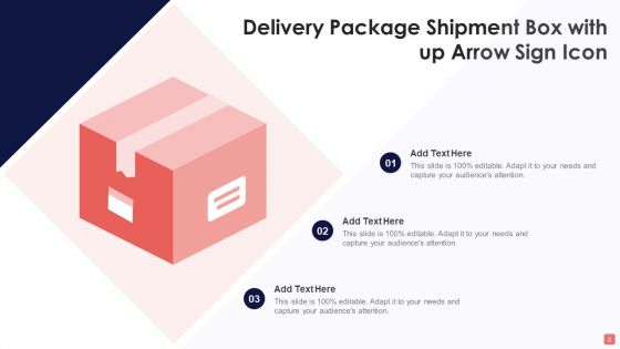 Delivery Package Icon Ppt PowerPoint Presentation Complete Deck With Slides