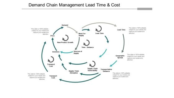 Demand Chain Management Lead Time And Cost Ppt Powerpoint Presentation Slides Objects