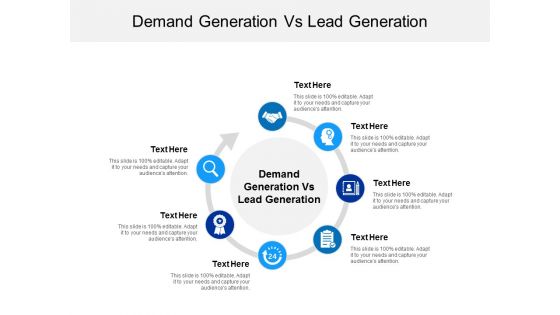 Demand Generation Vs Lead Generation Ppt PowerPoint Presentation Outline Examples Cpb