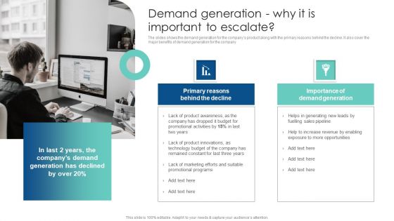 Demand Generation Why It Is Important To Escalate Customer Acquisition Through Advertising Information PDF