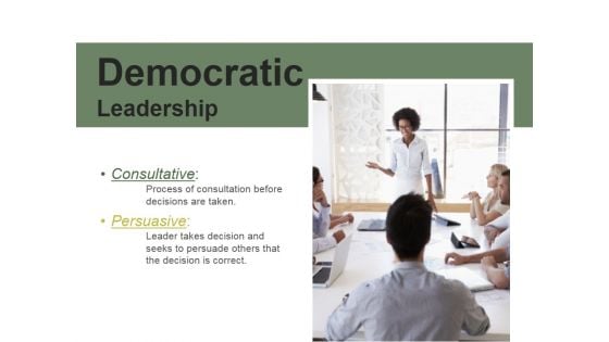 Democratic Leadership Ppt PowerPoint Presentation Rules