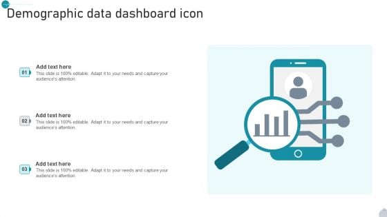 Demographic Data Dashboard Icon Professional PDF