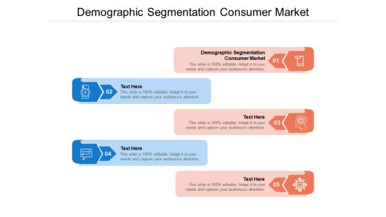 Demographic Segmentation Consumer Market Ppt PowerPoint Presentation Introduction Cpb